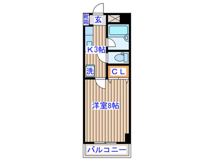 間取図 ハイライズ泉中央