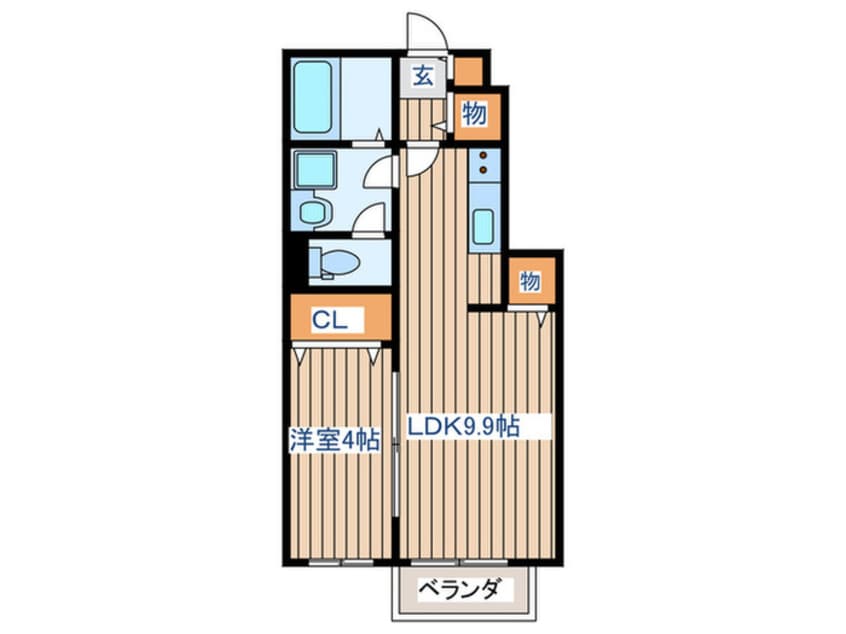 間取図 ファミュ二軒茶屋