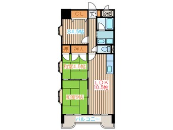 間取図 テーアイ二日町ビル