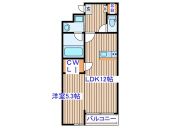 間取図 カーサヴェルデ米ケ袋