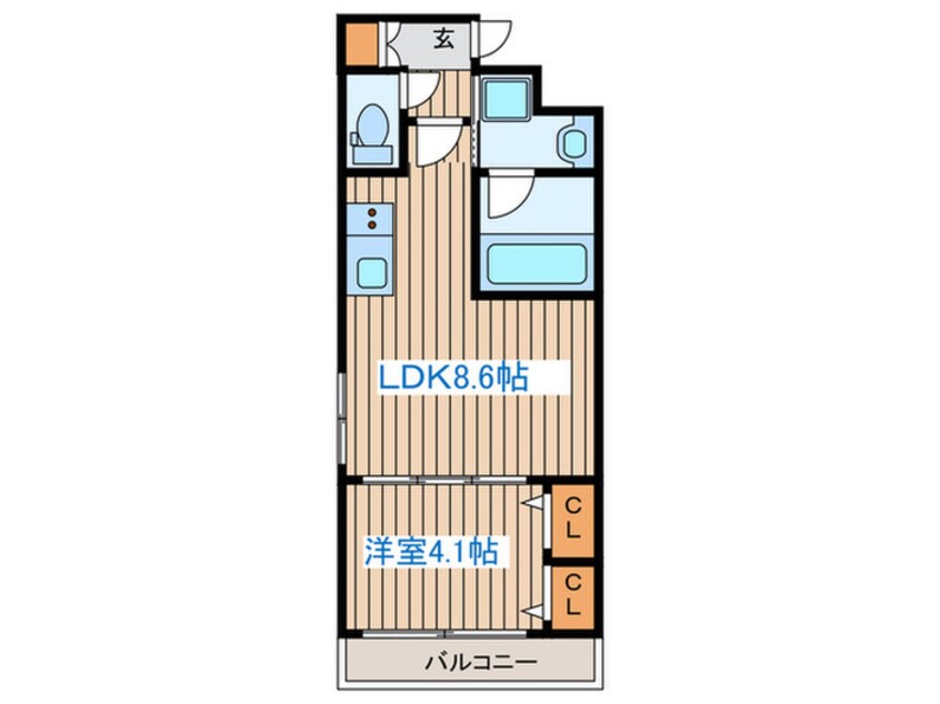 間取図 カーサヴェルデ米ケ袋