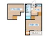 マイライフ北仙台 1Kの間取り