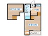マイライフ北仙台 1Kの間取り