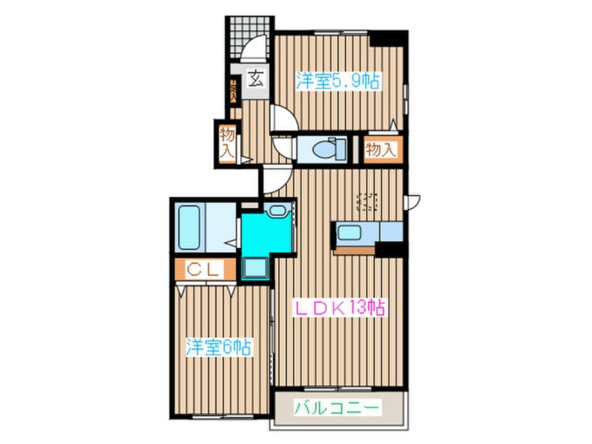 間取図 ファースト・セフィオ