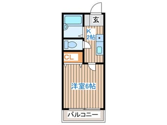 間取図 メルヴェイユみやぎ野
