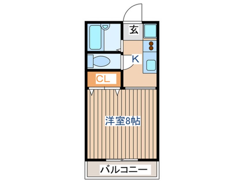 間取図 堂林コーポ