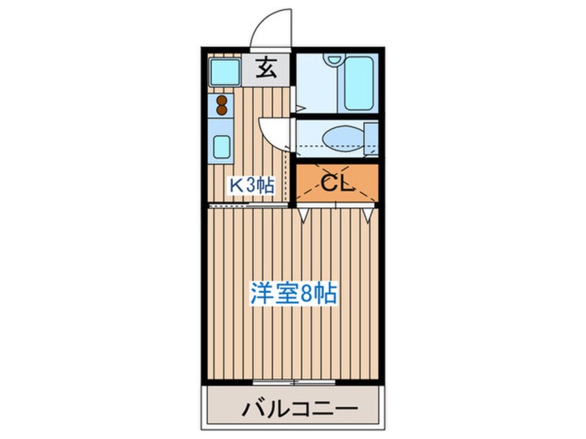 間取図 堂林コーポ