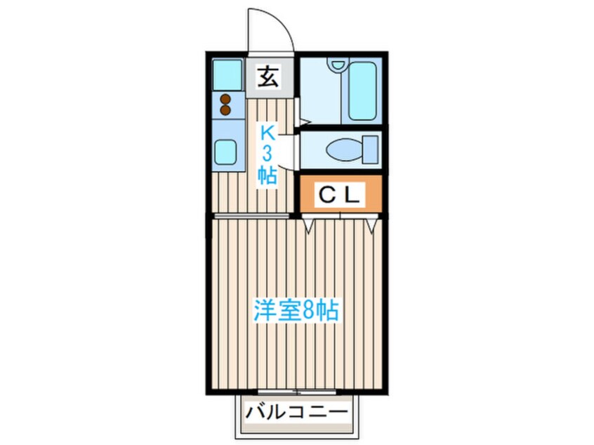 間取図 堂林コーポ