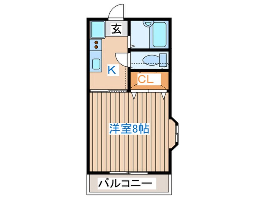 間取図 堂林コーポ