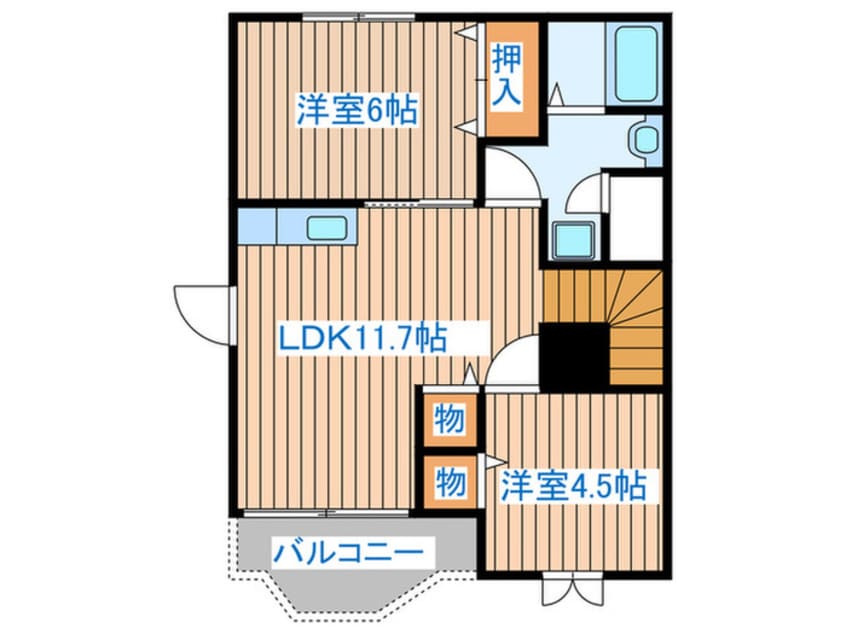 間取図 クレストール名取ヶ丘