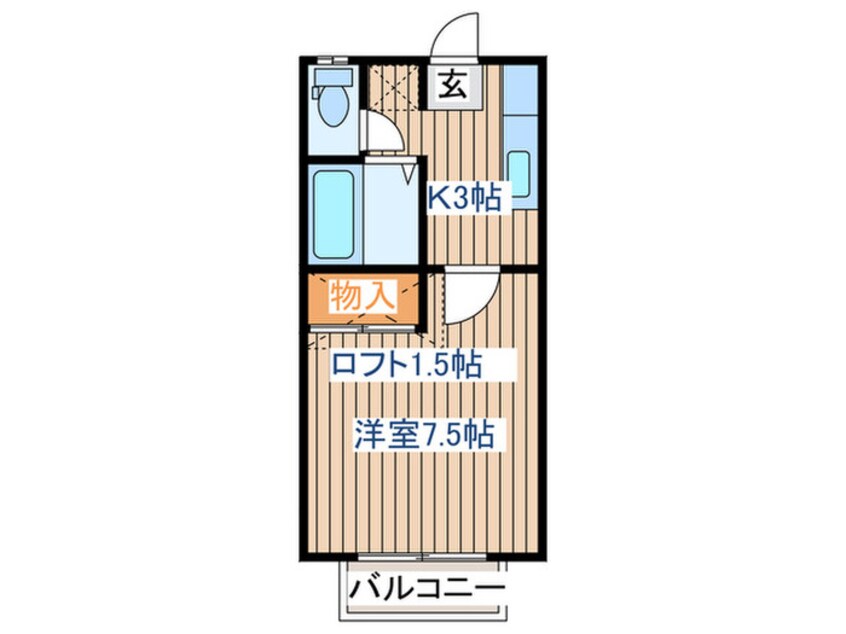 間取図 みちのくハイツ7