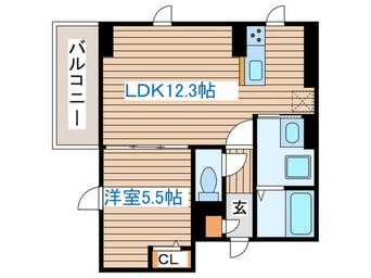 間取図 LUANA・AIR・RESIDENCE宮町