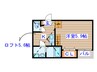 JACK河原町 1Kの間取り