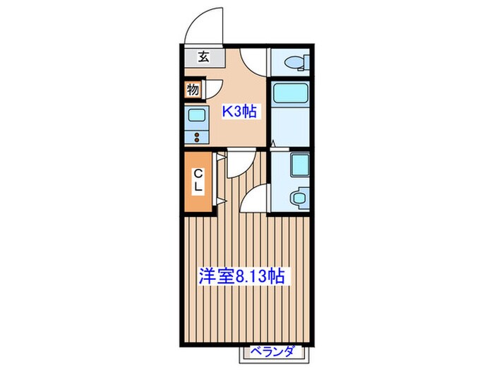 間取り図 クレフラスト台原駅前