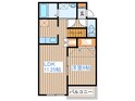 カサグランデ弐番館の間取図