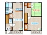 藤ハイツ 2LDKの間取り