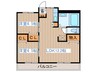 CASA442 2LDKの間取り