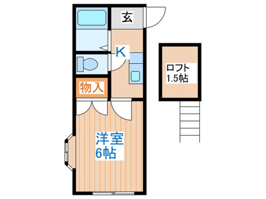 間取図 アリス高砂第2