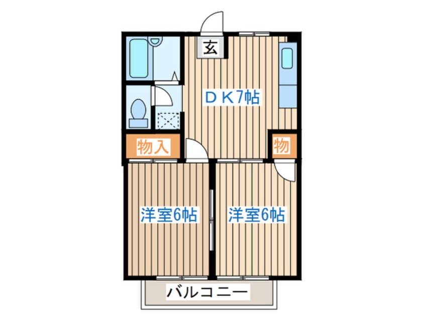 間取図 シティハイツハイブリッジⅠ