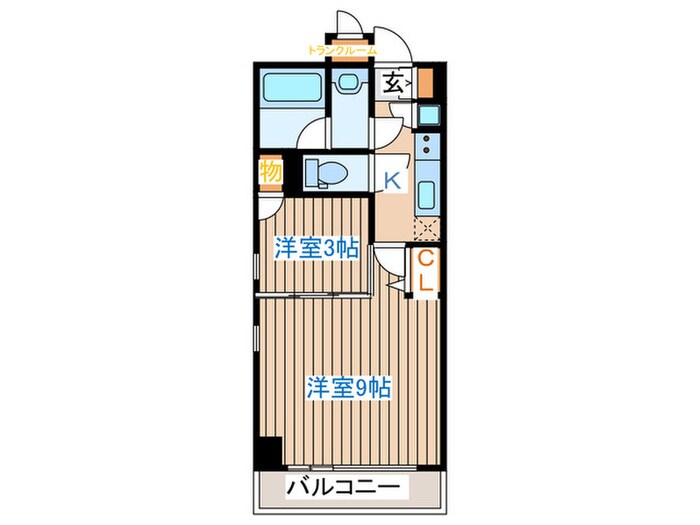 間取り図 ｺﾝﾌｫｰﾄEXE新田ｽﾃｰｼｮﾝ