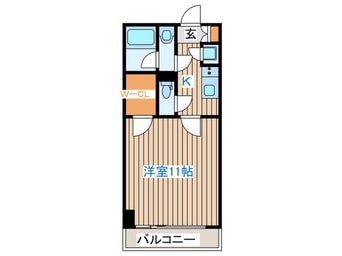 間取図 ｺﾝﾌｫｰﾄEXE新田ｽﾃｰｼｮﾝ
