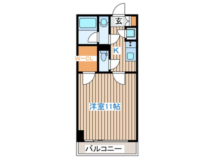 間取図 ｺﾝﾌｫｰﾄEXE新田ｽﾃｰｼｮﾝ