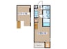 Avenir Kawaramachi 1Kの間取り