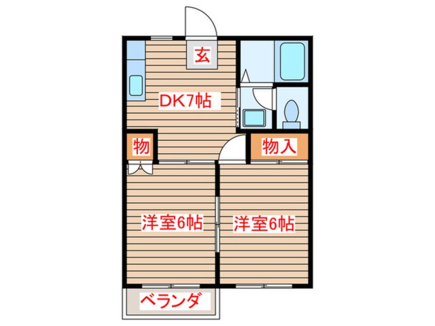 間取図 ハミングバードＡ