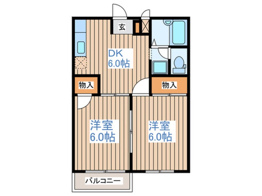 間取図 ハミングバードＡ