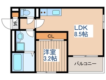 間取図 REGALEST西中田