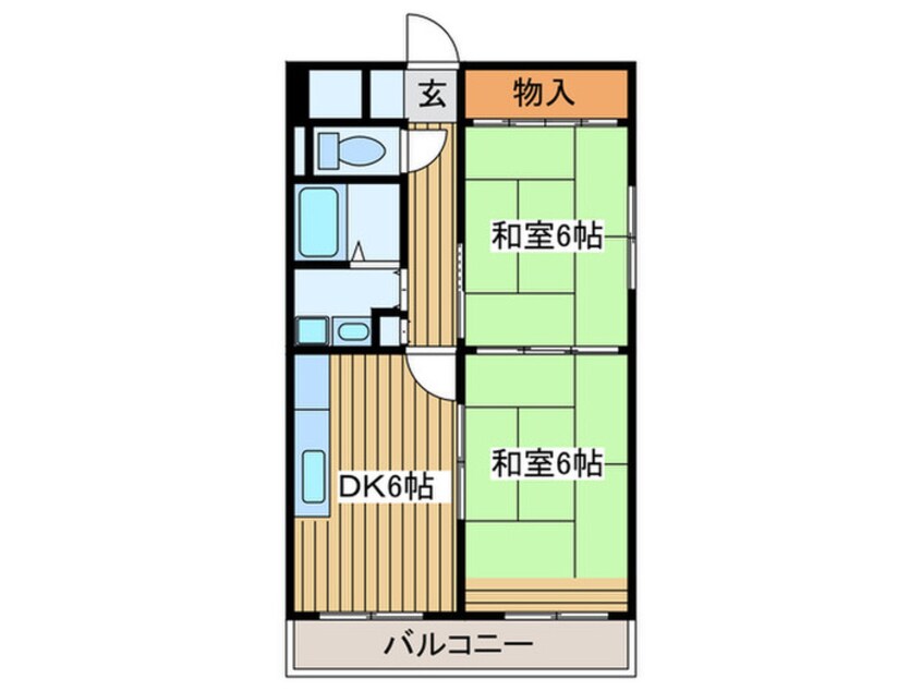 間取図 ベルソ－レ木ノ下