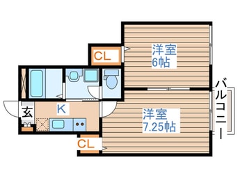 間取図 アスコット薬師堂西