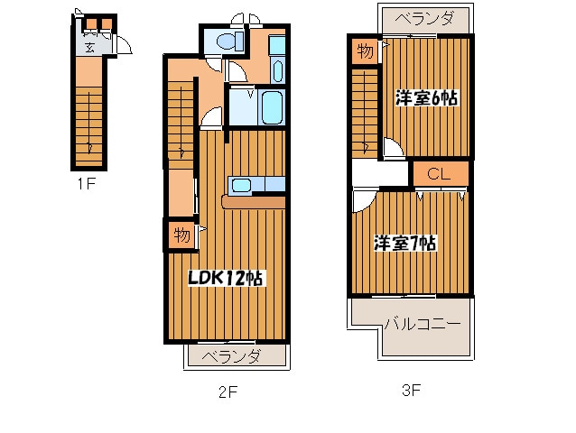 間取り図 ファミールエセナＤ
