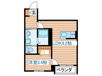 間取図 Brio Terrace 長町南