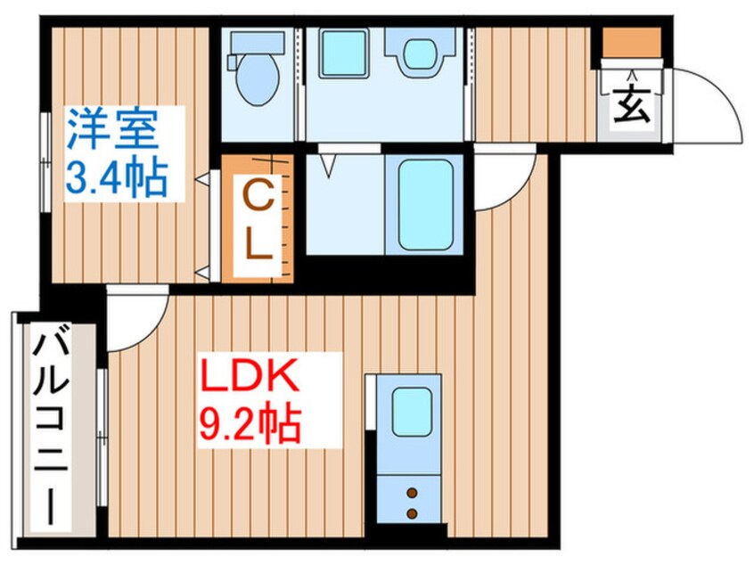 間取図 Brio Terrace 長町南