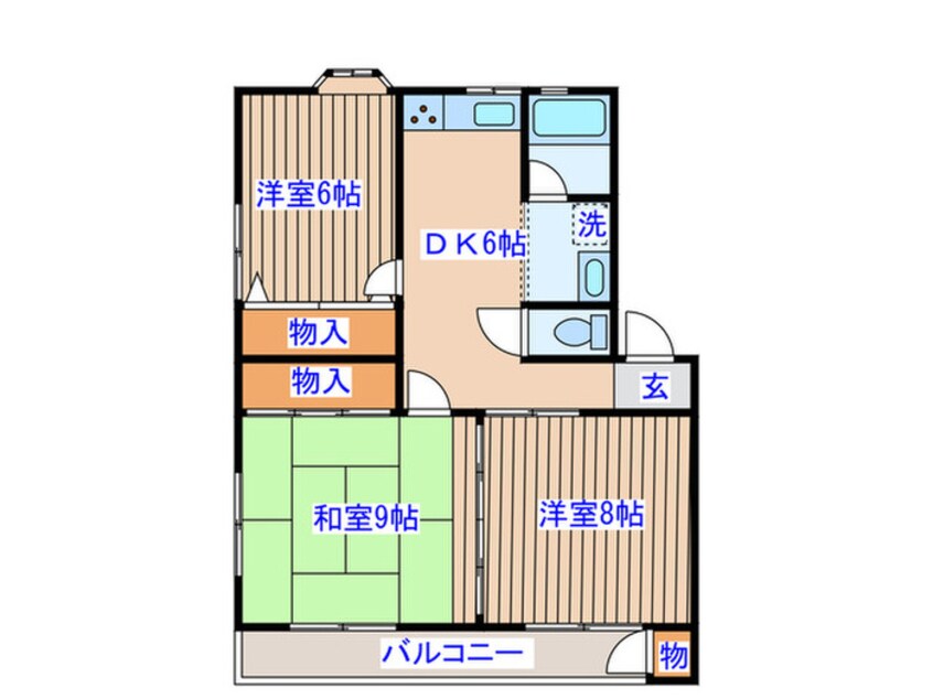 間取図 プラザ・ヴ・エスプリⅡ