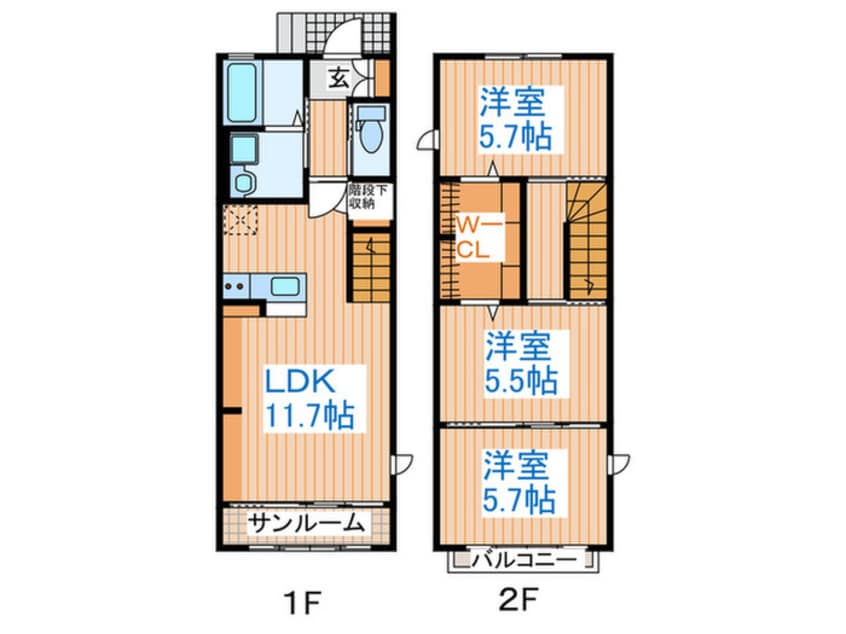 間取図 モンテヴェルディ愛子