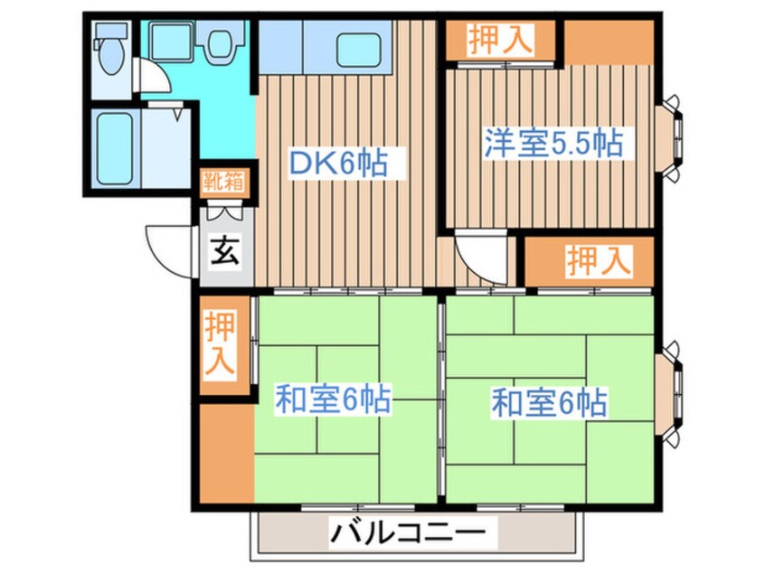 間取図 パルフェサトウ