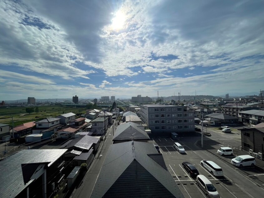 室内からの展望 リエス若林