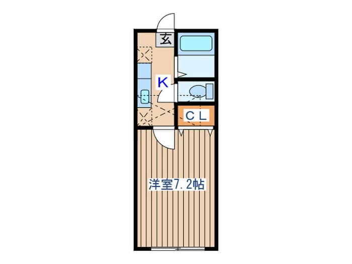 間取り図 ﾎﾜｲﾄｷｬｯｽﾙ宮千代ﾋﾞﾚｼﾞＡ棟