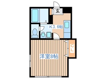 間取図 ポミエ荒井