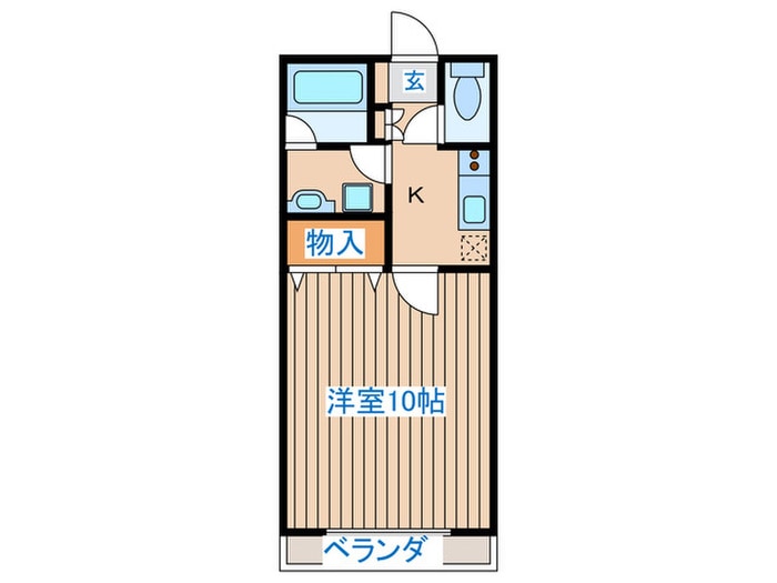 間取り図 ドミトーレ６－４