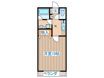 間取図 ドミトーレ６－４