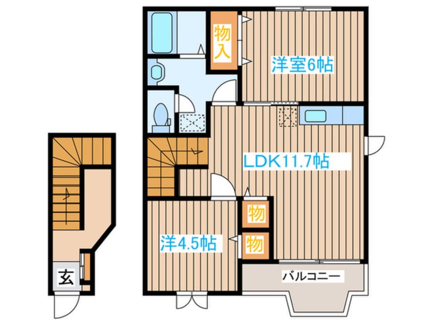 間取図 メゾンエクセルＢ