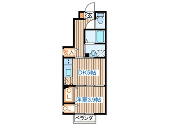 間取図 エクシリア東仙台Ⅰ