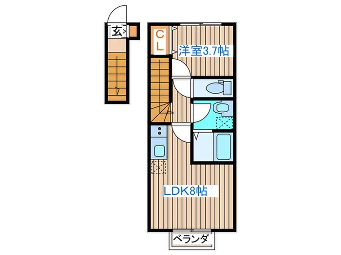 間取り図 エクシリア東仙台Ⅰ
