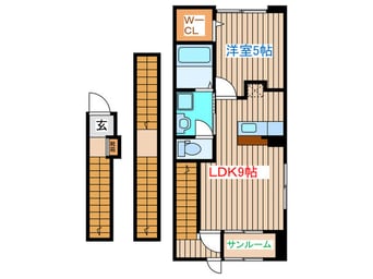 間取図 フルール澤