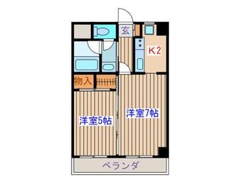 間取図 フォルス八幡
