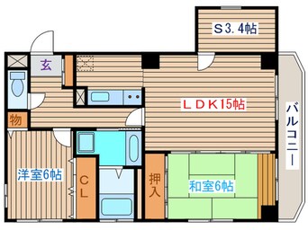 間取図 フォルス八幡