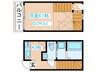 D-CASA文化町 1Kの間取り